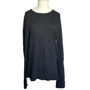 Ralph Lauren Black Label Pima Cotton Blend Long Sleeve Women’s Small Black